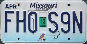 Missouri Plate