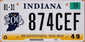 Indiana Plate