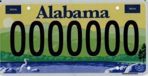 Alabama Plate