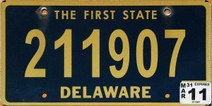 Delaware Plate