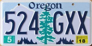 Oregon Plate